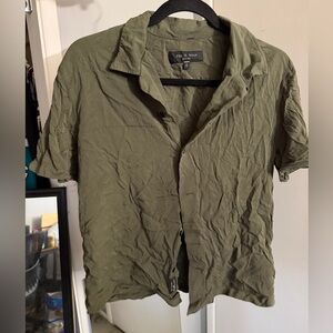 Rag & Bone Men's Green Shirt Jacket